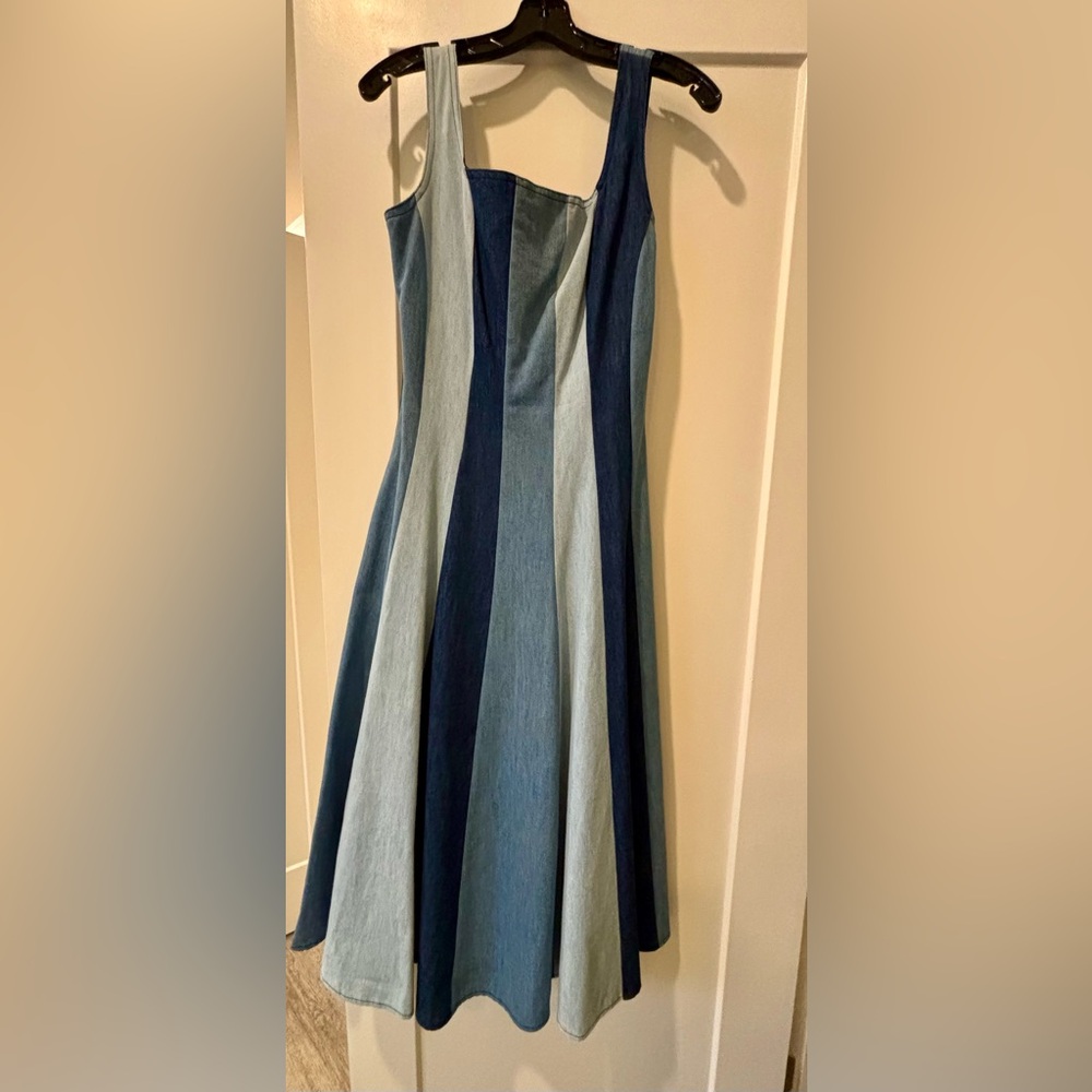 Farm Rio Denim Tank Dress, S